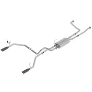 Borla 16-19 Nissan Titan 5.6L V8 2WD/4WD S-Type Catback Exhaust - Black Chrome Tips Catback Borla