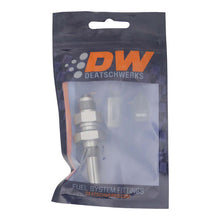 Load image into Gallery viewer, DeatschWerks 6AN Male Flare to Straight 3/8in Single Hose Barb - Anodized DW Titanium Fittings DeatschWerks
