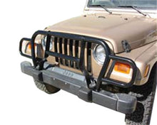 Load image into Gallery viewer, Rampage 1987-1995 Jeep Wrangler(YJ) Headlight Euro Grill Guard - Black Grilles Rampage
