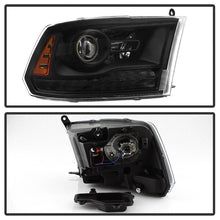 Load image into Gallery viewer, xTune Dodge Ram 13-17 ( w/ Factory Projector LED) Projector Headlight - Black HD-JH-DR13-P-BK Headlights SPYDER
