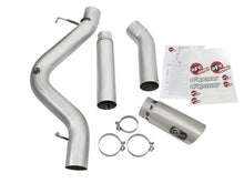 Load image into Gallery viewer, aFe Atlas Exhaust 5in DPF-Back Aluminized Steel w/ Polished Tips 16-17 GM Diesel Truck V8-6.6L (td) DPF Back aFe
