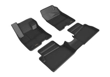 Load image into Gallery viewer, 3D MAXpider 2022 Ford Maverick Hybrid  Kagu 1st &amp; 2nd Row Floormat - Black Floor Mats - Rubber 3D MAXpider   
