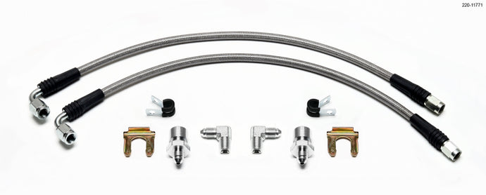 Wilwood Flexline Kit 2006-10 Magnum/Chrger/Challngr/300C Front Brake Line Kits Wilwood