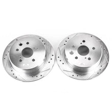Load image into Gallery viewer, Power Stop 06-15 Lexus IS250 Rear Evolution Drilled &amp; Slotted Rotors - Pair Brake Rotors - Slot &amp; Drilled PowerStop   
