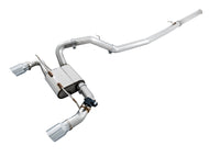 AWE Tuning Ford Focus RS SwitchPath Cat-back Exhaust - Chrome Silver Tips Catback AWE Tuning   