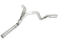 Load image into Gallery viewer, aFe MACHForce XP Exhaust Aluminized Dual Split DPF Back 11-15 GM Diesel Truck V8-6.6L (td) (pol tip) DPF Back aFe
