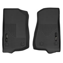 Load image into Gallery viewer, Husky Liners 19-24 Jeep Wrangler JL/JLU X-Act Contour Black Front Floor Liners Floor Mats - Rubber Husky Liners
