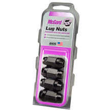 Load image into Gallery viewer, McGard Hex Lug Nut (Cone Seat Bulge Style) M14X1.5 / 22mm Hex / 1.635in. Length (4-Pack) - Black Lug Nuts McGard
