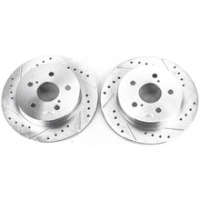 Load image into Gallery viewer, Power Stop 2019 Lexus ES350 Rear Evolution Drilled &amp; Slotted Rotors - Pair Brake Rotors - Slot &amp; Drilled PowerStop   
