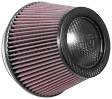 Load image into Gallery viewer, K&amp;N Universal CarbonFiber Filter 6in Flange / 7-1/2in OD-B / 5-1/8in OD-T / 5in H Air Filters - Universal Fit K&amp;N Engineering   
