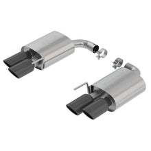 Load image into Gallery viewer, Borla 18-19 Ford Mustang GT 5.0L 2.5in S-Type Exhaust w/o Valves (Rear Section Only) - Black Chrome Axle Back Borla
