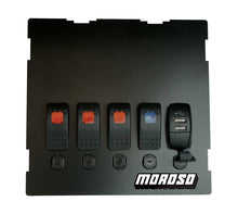 Load image into Gallery viewer, Moroso 99-04 Mazda Miata NB Radio/HVAC Pocket Block Off Plate With Switches Dash Mounts Moroso
