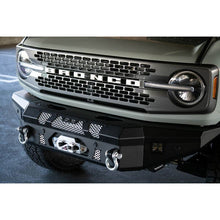 Load image into Gallery viewer, DV8 Offroad 2021+ Ford Bronco Front Bumper Winch Capable w/ Optional Bull Bar/Aux Light Opening Bumpers - Steel DV8 Offroad
