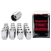 Load image into Gallery viewer, McGard 4 Lug Hex Install Kit w/Locks (Cone Seat Nut) M12X1.25 / 13/16 Hex / 1.28in. Length - Chrome Lug Nuts McGard
