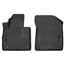 Load image into Gallery viewer, Husky Liners 2019 Hyundai Santa Fe WeatherBeater Black Front Floor Liners Floor Mats - Rubber Husky Liners
