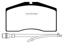 Load image into Gallery viewer, EBC 93-95 Porsche 911 (964) 3.6 Turbo Bluestuff Front Brake Pads Brake Pads - Racing EBC   
