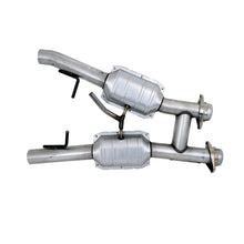 Load image into Gallery viewer, BBK 94-95 Mustang 5.0 High Flow H Pipe With Catalytic Converters - 2-1/2 Downpipe Back BBK
