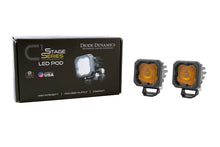 Load image into Gallery viewer, Diode Dynamics Stage Series C1 LED Pod - Yellow SAE Fog Standard ABL (Pair) Light Accessories and Wiring Diode Dynamics   

