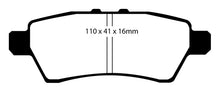 Load image into Gallery viewer, EBC 05-12 Nissan Pathfinder 4.0 Greenstuff Rear Brake Pads Brake Pads - Performance EBC   
