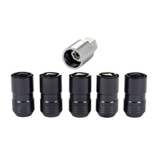 Load image into Gallery viewer, McGard Wheel Lock Nut Set - 5pk. (Cone Seat) M14X1.5 / 22mm Hex / 1.639in OAL - Black Lug Nuts McGard
