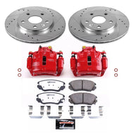Power Stop 11-16 Buick LaCrosse Front Z26 Street Warrior Brake Kit w/Calipers Brake Kits - Performance D&S PowerStop   