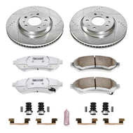 Power Stop 2004 Cadillac Seville Front Z26 Street Warrior Brake Kit Brake Kits - Performance D&S PowerStop   
