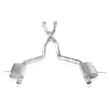 Load image into Gallery viewer, Stainless Works 2018 Jeep TrackHawk 6.2L 3in Catback System X-Pipe Turbo S-Tube Muffler Stock Exit Catback Stainless Works
