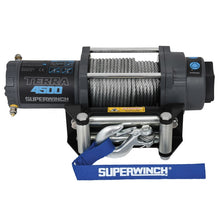 Load image into Gallery viewer, Superwinch 4500 LBS 12V DC 15/64in x 50ft Steel Rope Terra 4500 Winch - Gray Wrinkle Winches Superwinch
