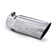 Load image into Gallery viewer, MBRP Universal Tip 5 O.D. Angled Single Walled 4 inlet 12 length Steel Tubing MBRP
