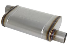 Load image into Gallery viewer, aFe MACH Force-Xp 409 SS Muffler 2.5in Offset Inlet/2.5in Offset Outlet 14in L x 9in W x 4in H Body Muffler aFe
