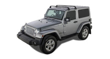Load image into Gallery viewer, Rhino-Rack 07-22 Jeep Wrangler JK/JL 2 Door Hard Top Vortex SG 2 Bar Roof Rack - Black Roof Rack Rhino-Rack
