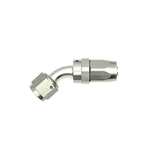 Load image into Gallery viewer, DeatschWerks 8AN Female Swivel 45-Degree Hose End CPE - Anodized Matte Black Fittings DeatschWerks
