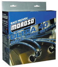 Load image into Gallery viewer, Moroso GM LS Ignition Wire Set - Ultra 40 - Unsleeved - Coil-On- 8in Wire - Blue Spark Plug Wire Sets Moroso
