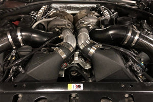 CSF 12-16 BMW M5 (F10) / 12-18 BMW M6 (F06/F12/F13) Twin Charge-Air-Cooler Set - Crinkle Black Intercoolers CSF   