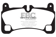 Load image into Gallery viewer, EBC 08 Porsche Cayenne 4.8 Turbo Bluestuff Rear Brake Pads Brake Pads - Racing EBC   
