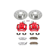 Power Stop 2001 Infiniti I30 Rear Z26 Street Warrior Brake Kit w/Calipers Brake Kits - Performance D&S PowerStop   