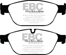 Load image into Gallery viewer, EBC 11-12 Audi A8 Quattro 3.0 Supercharged Yellowstuff Front Brake Pads Brake Pads - Performance EBC   
