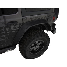 Load image into Gallery viewer, Bushwacker 2018+ Jeep Wrangler (JL) Unlimited Flat Style Flares 4pc - Black Fender Flares Bushwacker

