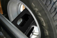 Rampage 1987-1995 Jeep Wrangler(YJ) Rear Tailgate Tire Extender - Black Bumper Accessories Rampage