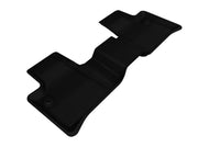 3D MAXpider 2006-2011 Mercedes-Benz ML-Class/GL-Class W164/X164 Kagu 2nd Row Floormats - Black Floor Mats - Rubber 3D MAXpider   