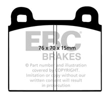 Load image into Gallery viewer, EBC 69-75 Ferrari 246 Dino 2.4 Bluestuff Front Brake Pads Brake Pads - Racing EBC   
