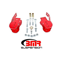 Load image into Gallery viewer, BMR 05-14 S197 Mustang Bolt-On Control Arm Relocation Brackets - Red Suspension Arms &amp; Components BMR Suspension
