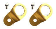 Torque Solution Radiator Mount Combo with Inserts (Gold) : Mitsubishi Evolution 7/8/9 Radiator Stays Torque Solution