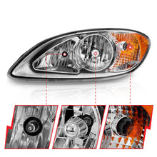 Load image into Gallery viewer, ANZO 2008-2016 International Prostar Crystal Headlights Chrome Housing Headlights ANZO
