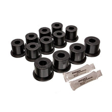Load image into Gallery viewer, Energy Suspension 80-86 Nissan 720 &amp; Hardbody Pickup 2WD Black Rear Leaf Spring Bushing Set Bushing Kits Energy Suspension
