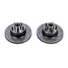 Load image into Gallery viewer, Power Stop 75-76 Chrysler Cordoba Front Evolution Drilled &amp; Slotted Rotors - Pair Brake Rotors - Slot &amp; Drilled PowerStop
