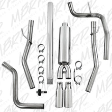Load image into Gallery viewer, MBRP 2004-2008 Ford F150 4.6/5.4L EC/CC-SB Cat Back Dual Split Rear Catback MBRP
