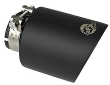 Load image into Gallery viewer, aFe Takeda 304 SS Clamp-On Exhaust Tip 2.5in. Inlet / 4.5in. Outlet / 7in. L - Black Tips aFe

