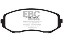 Load image into Gallery viewer, EBC 08+ Suzuki Grand Vitara 2.4 Greenstuff Front Brake Pads Brake Pads - Performance EBC   

