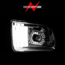 Load image into Gallery viewer, ANZO 05-09 Ford Mustang (w/Factory Halogen HL Only) Projector Headlights w/Light Bar Chrome Housing Headlights ANZO
